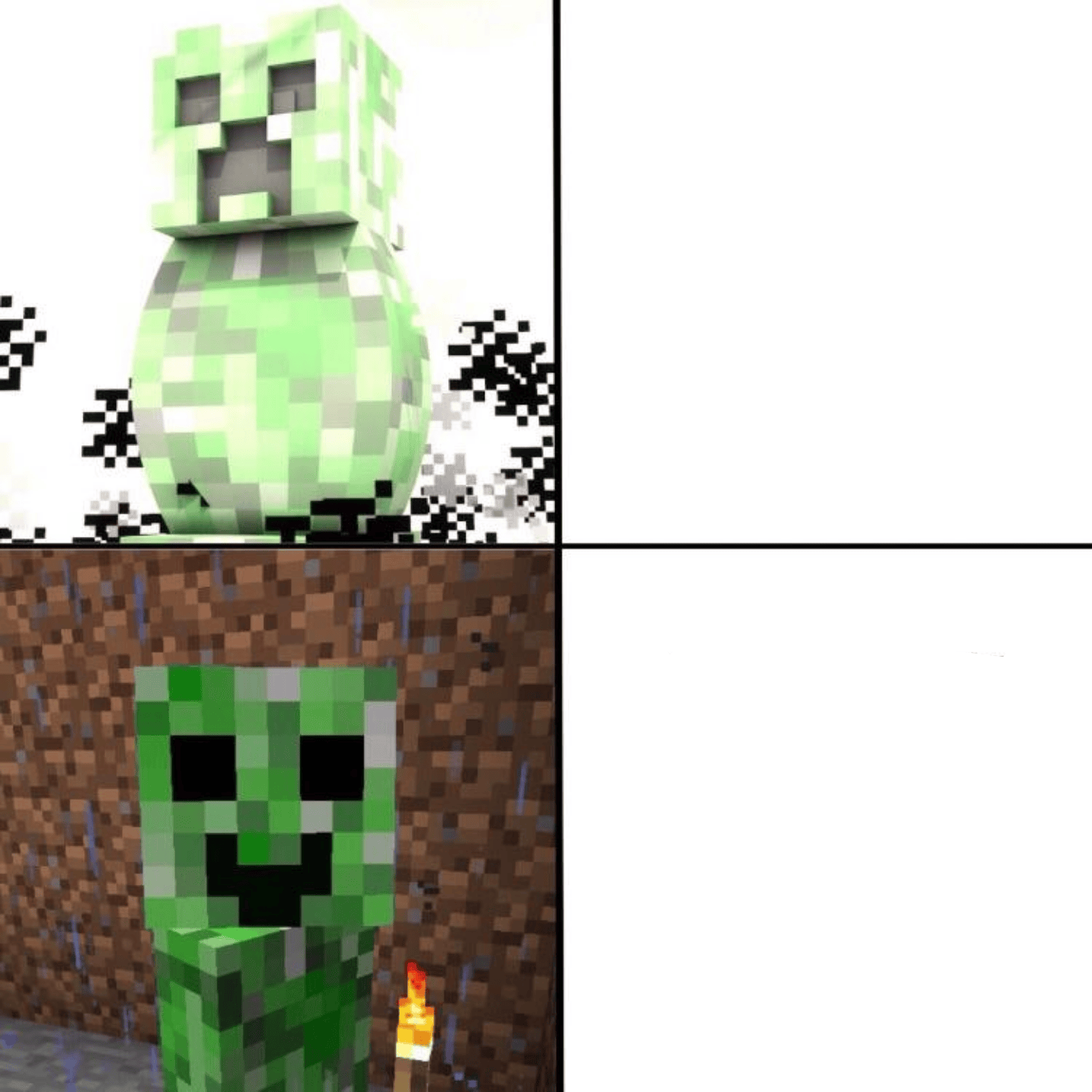 Beds are one of the things that minecraft has changed . "Minecraft" Meme Templates - Imgflip