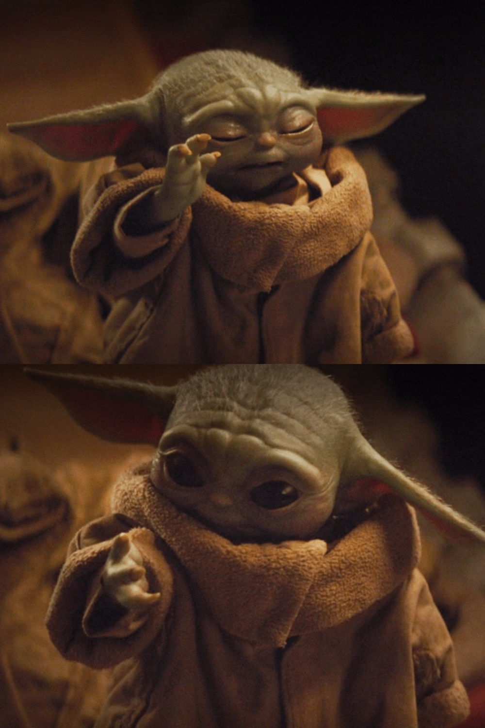 Find funny gifs, cute gifs, reaction gifs and more. Baby Yoda powers Blank Template - Imgflip