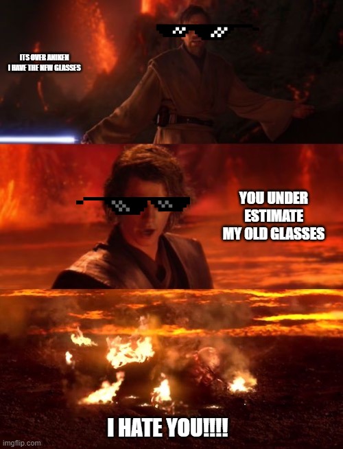 Use this customizable anakin and padme meme template page as a starting point for your content. It's over anakin extended - Imgflip