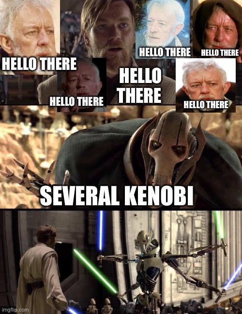 Open & share this gif obi wan kenobi, with everyone you know. General Kenobi Hello There Imgflip