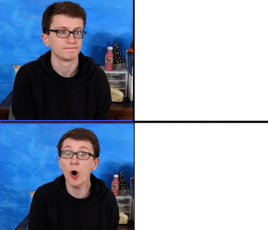 Make lavar burton no yes memes or upload your own images to make custom memes. Scott The Woz No Yes Blank Template Imgflip