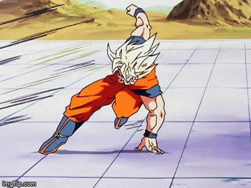 Goku Vs Cell Loop Gif Imgflip