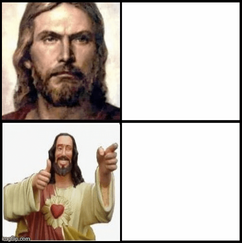 Make drake hotline bling memes or upload your own images to make custom memes. Jesus Drake Template Blank Template Imgflip