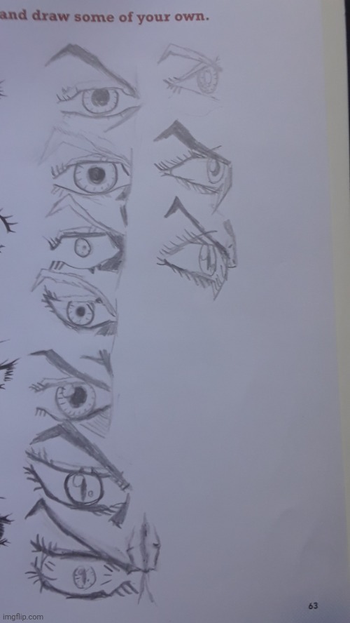 Behind any great anime artist, there is a ton of hours drawing . Decided To Practice Drawing Vento Aureo Styled Eyes Imgflip