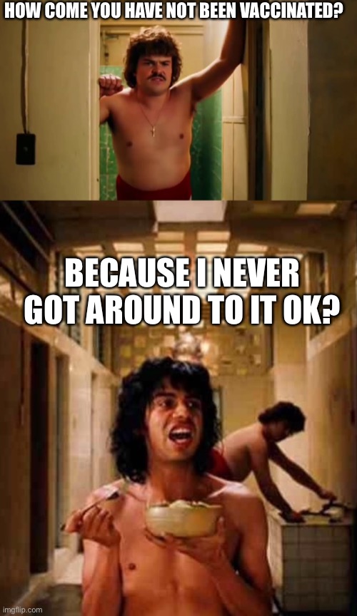 Get that corn out of my face popular meme speech sticker. Nacho Libre Meme Imgflip