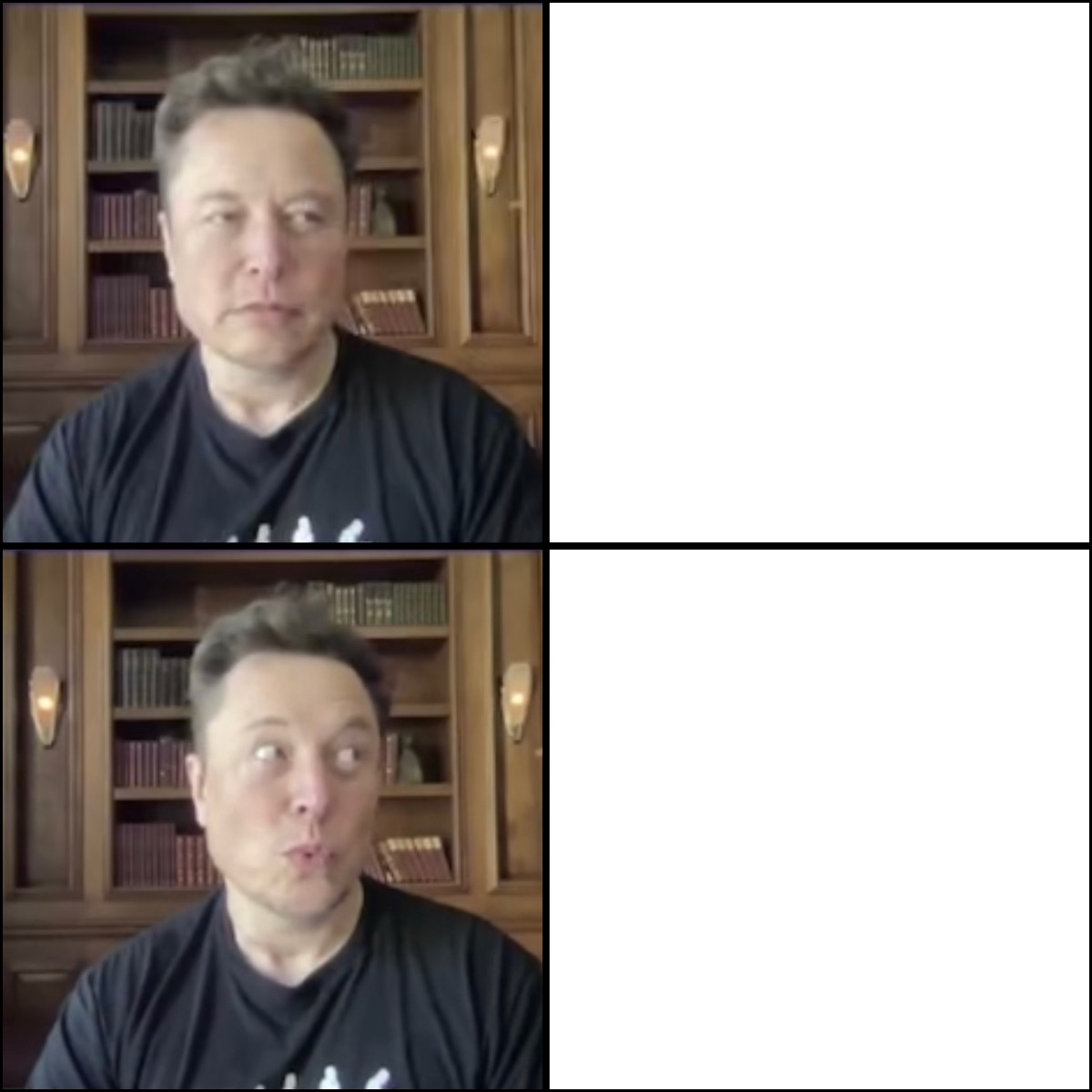 Meme terbaru elon musk, goda ceo baru twitter. Elon Musk Blank Template Imgflip