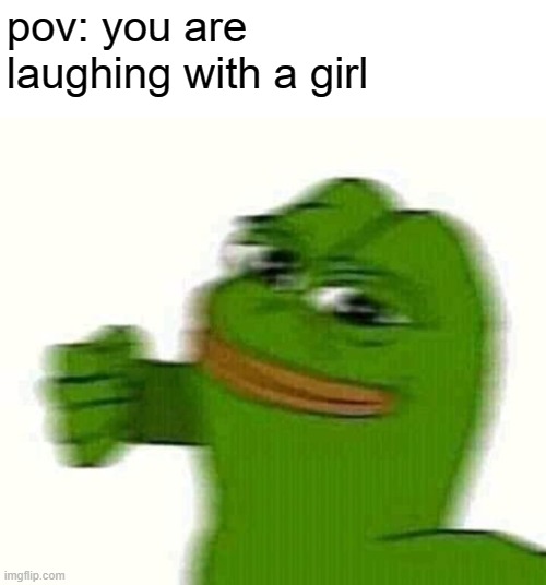 Hit a girl war thunder be like | pov: Pepe The Frog Punching Memes Imgflip