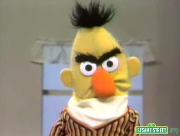 Driveby, sesamestreet, elmo, hood, memes, funny · jayjam · with bert crying and shaking in his sleep, ernie realized he was having another flashback. Sesame Street - Angry Bert Blank Template - Imgflip