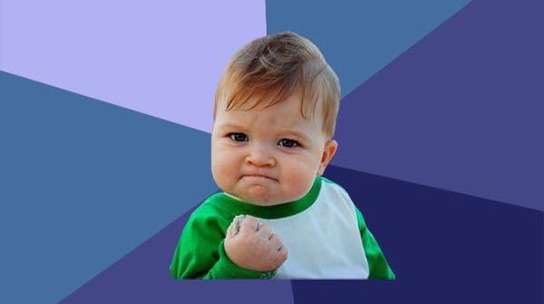 Make success kid memes or upload your own images to make custom memes. Yes Baby Blank Template Imgflip