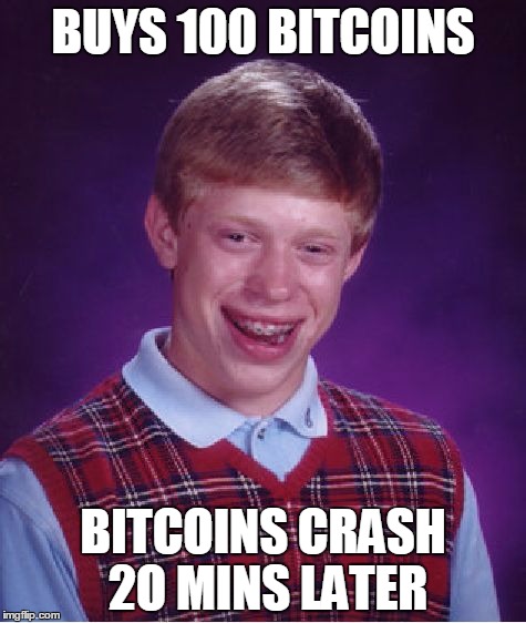 Crypto Crash Funny Pictures : Bad Luck Bitcoin Imgflip
