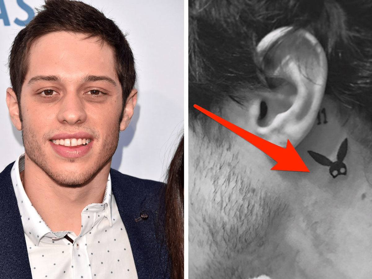 Pete Davidson Got Two Tattoos In Honor Of Ariana Grande 525_x_700_jpg