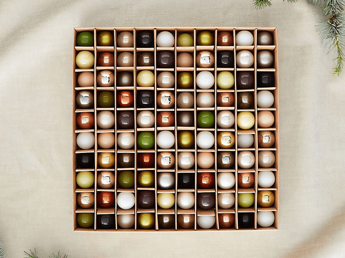 Handcrafted brass, glass, cotton, glitter, metallic; Anthropologie Christmas Decorations We Love Unique Ornaments Wreaths More