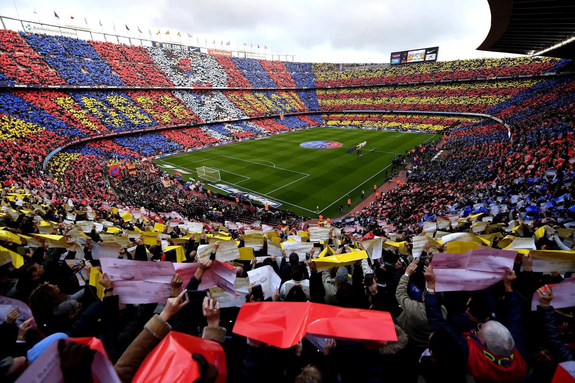This gigantic stadium is the largest soccer stadium in europe, with a seating. Barcelona To Sell Stadium Naming Rights Profits To Coronavirus Aide