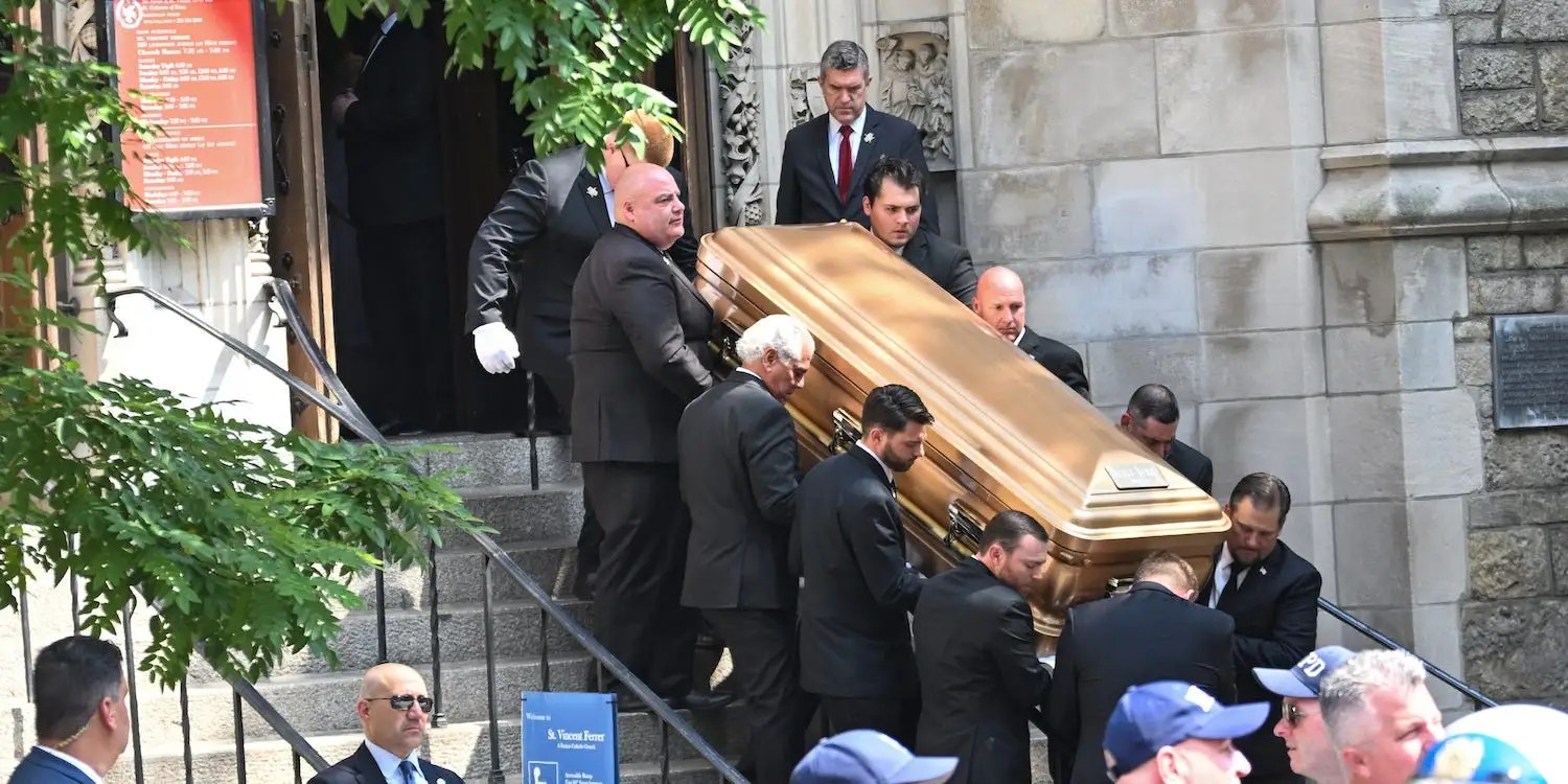 Ivana Trump was buried near the first hole at Trump National Golf Club. Her burial site could