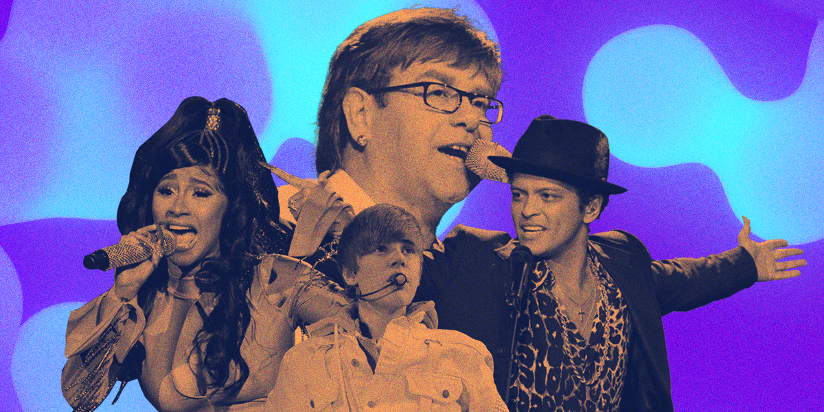 كل أغنية في التاريخ تم اعتمادها الماس