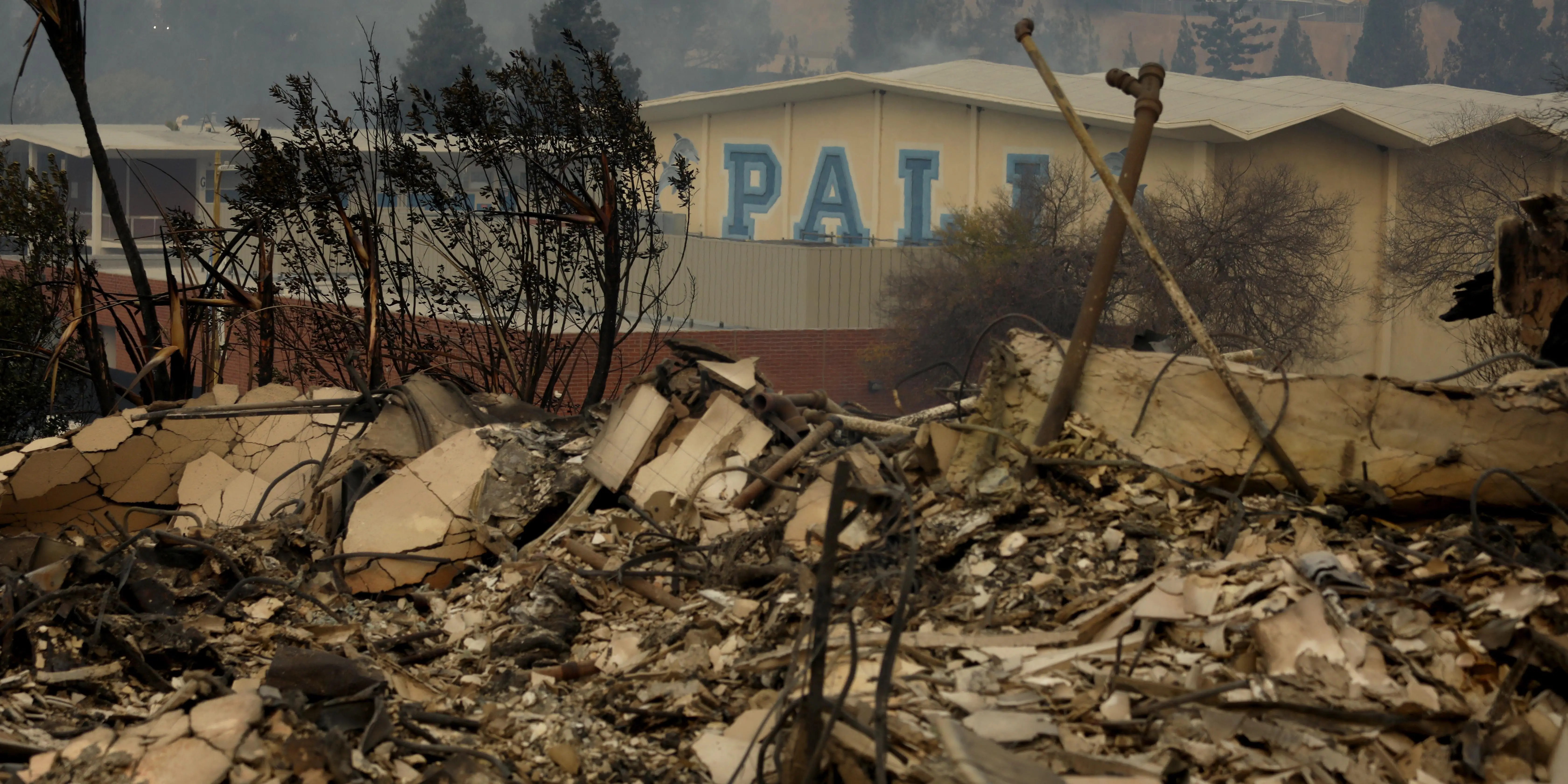 My kids saw their school burn down on TV. They’re more worried about friends who lost their homes.