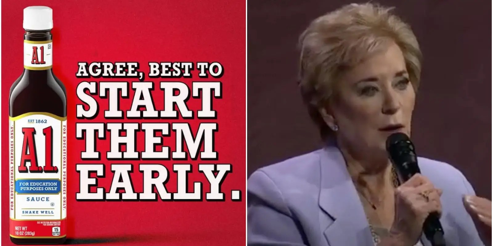 A.1. Sauce is seizing the moment after Linda McMahon’s ‘AI’ gaffe