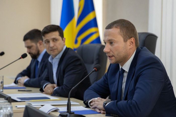 Президент Володимир Зеленський і голова Донецької ВГА Павло Кириленко