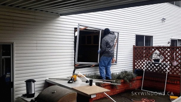 Broken Window Repair Or Replace In The Greater Vancouver Area With Sky Windows Ltd On Make A Gif
