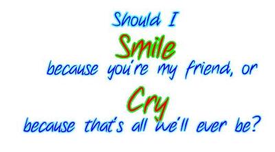 What used to take days to send through the mail can come in seconds. Should I Smile Because You Are My Friend Or Cry Because T ...