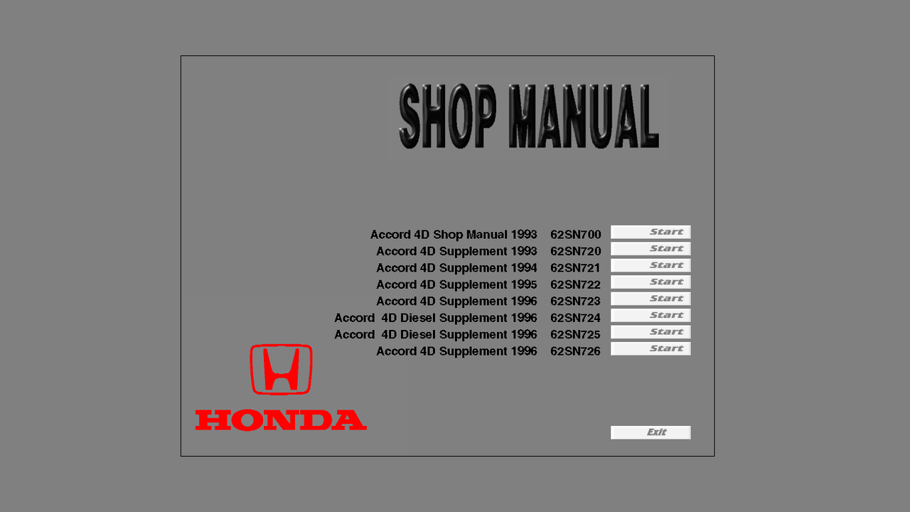 Although its excellence has been a constant, the accord has changed a lot over four decades. Honda Tis Service Manuals 1988 2008 Collections Printable Version