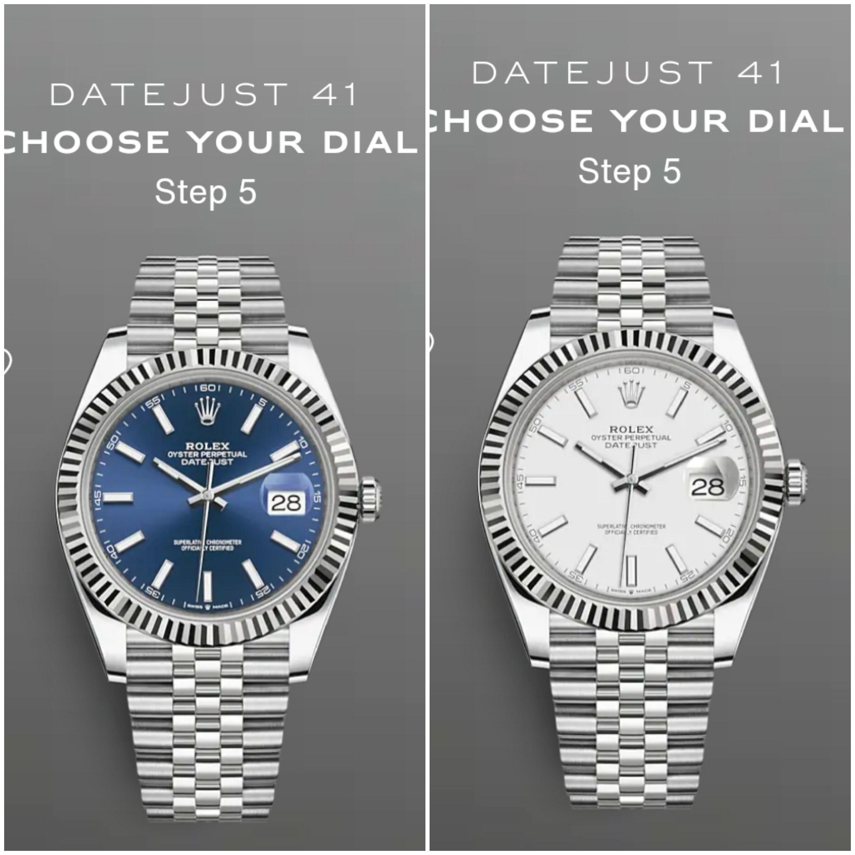 Opinion Which Dial For Datejust Blue Or White Rolex