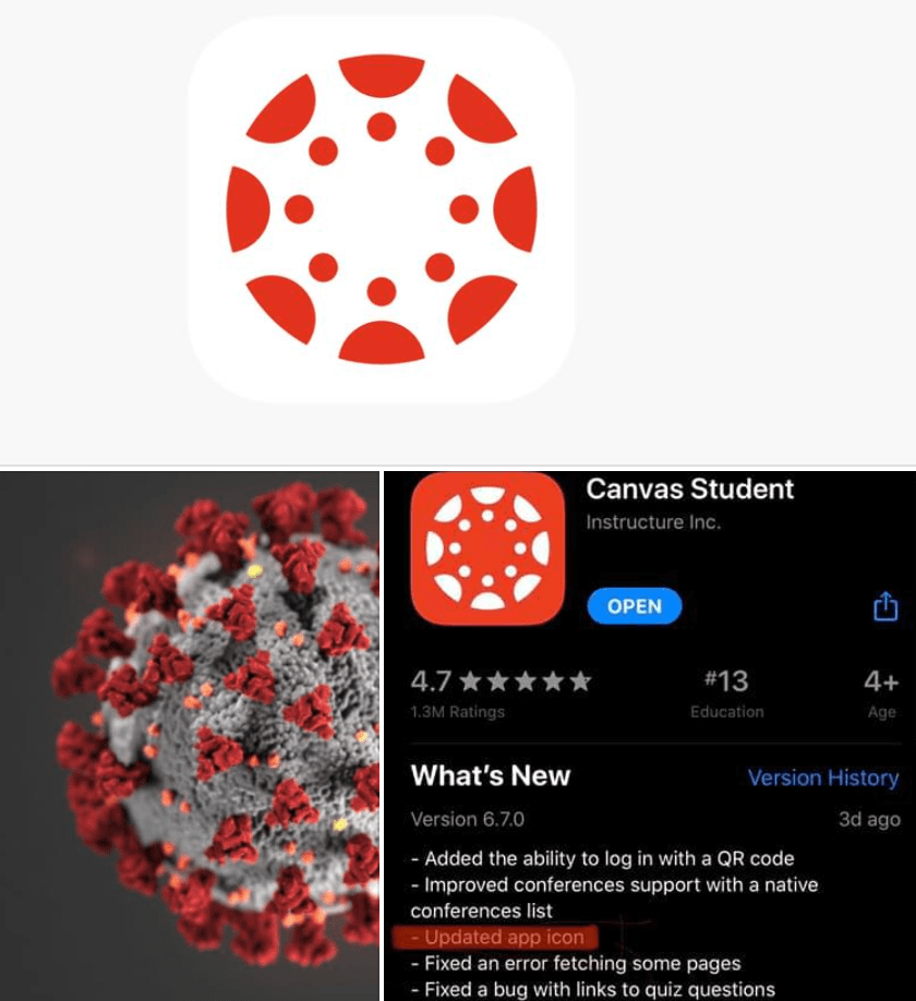 Did Canvas Really Just Change Its Logo To Look Less Like The Coronavirus R Agedlikemilk