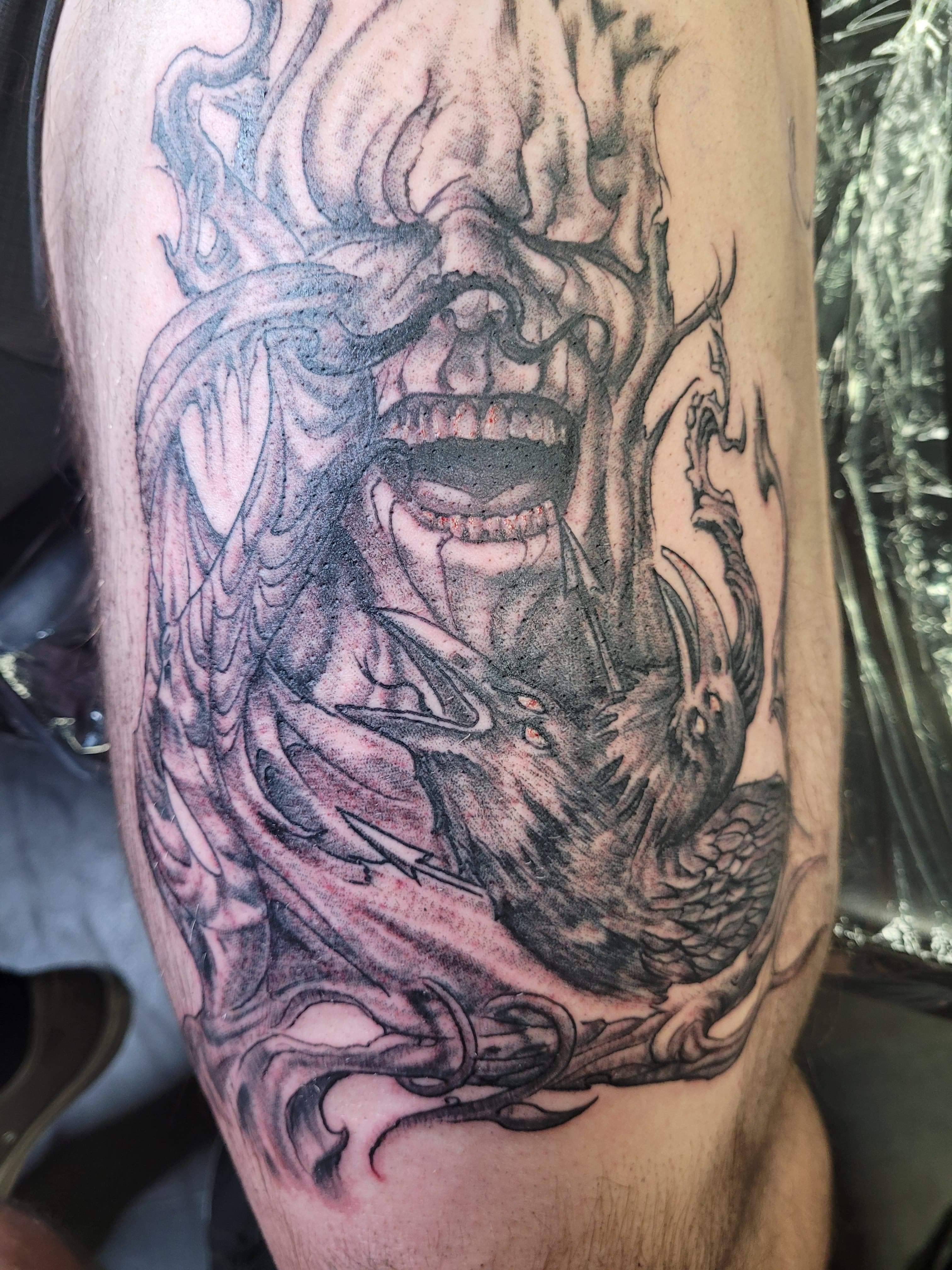 Done By Joshua At Work Of Art Tattoo, Las Vegas Nv. So Glad I Gave Him Complete Artistic Freedom In The Design! : R/Tattoos 4032_x_3024_jpg