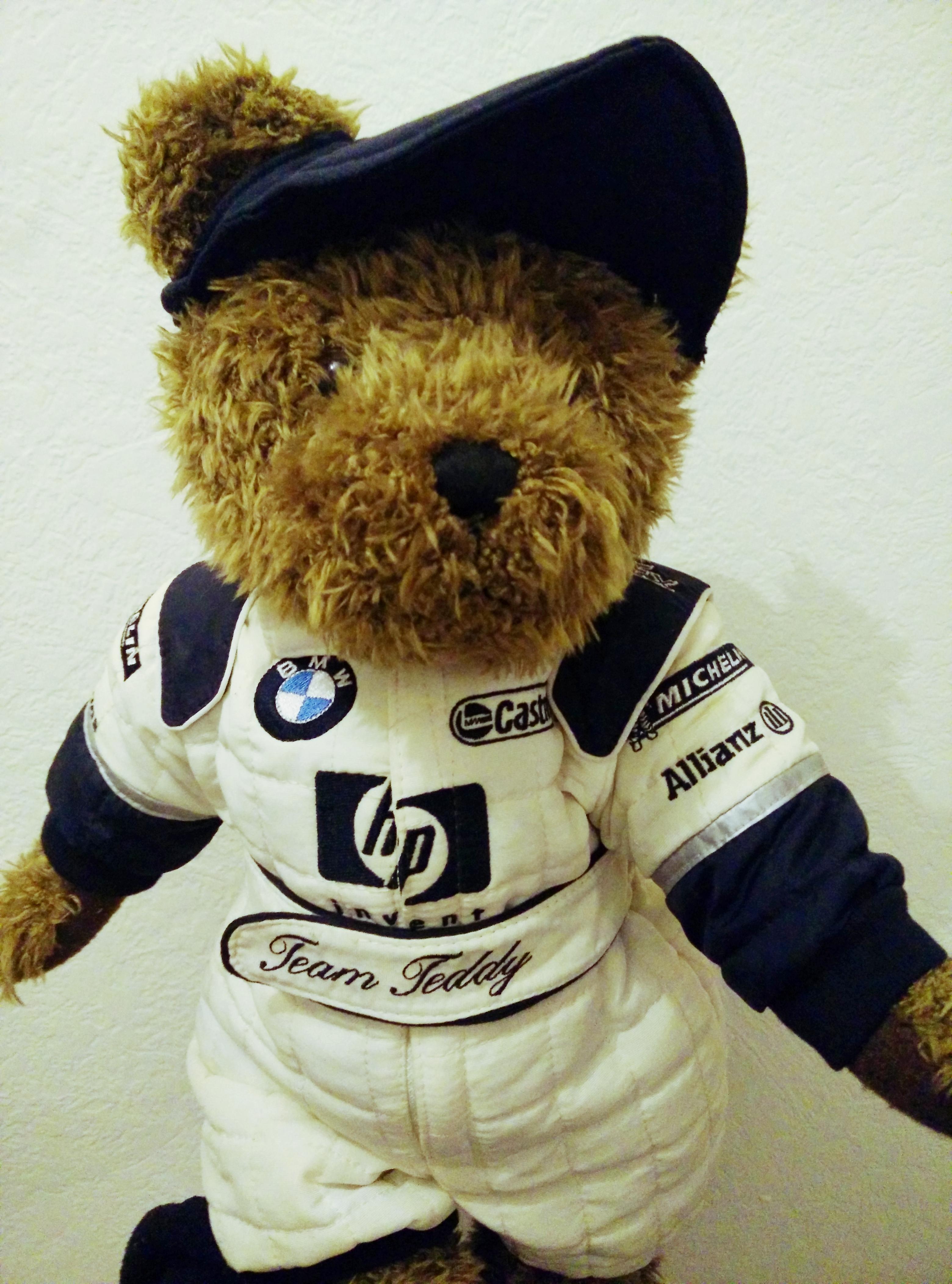 Who is victoria jane verstappen? I see your BMW-Sauber backpack and raise you my BMW.WilliamsF1 teddy bear... : formula1
