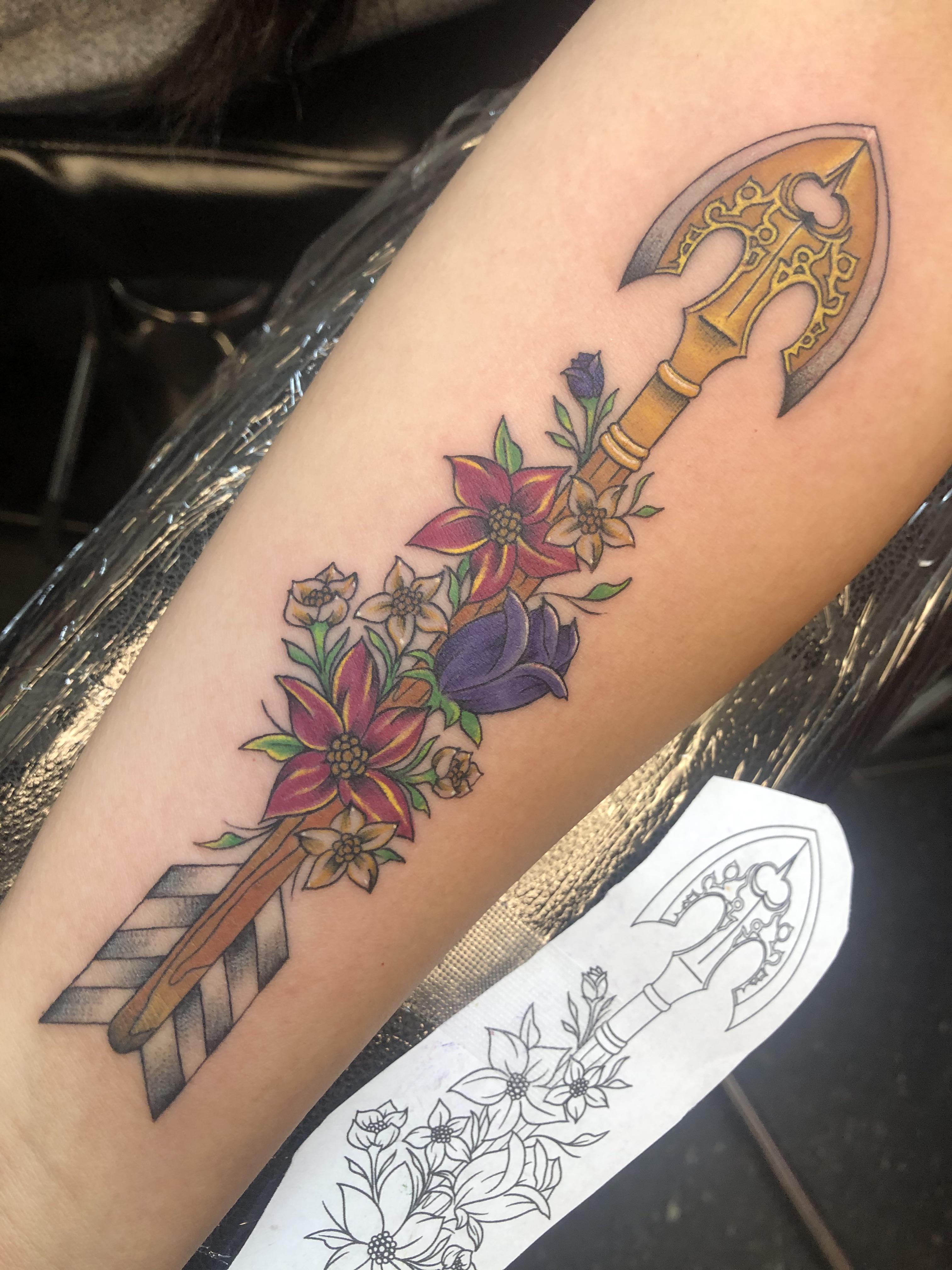 Got A Stand Arrow Tattoo! 😄 : R/Stardustcrusaders 4032_x_3024_jpg