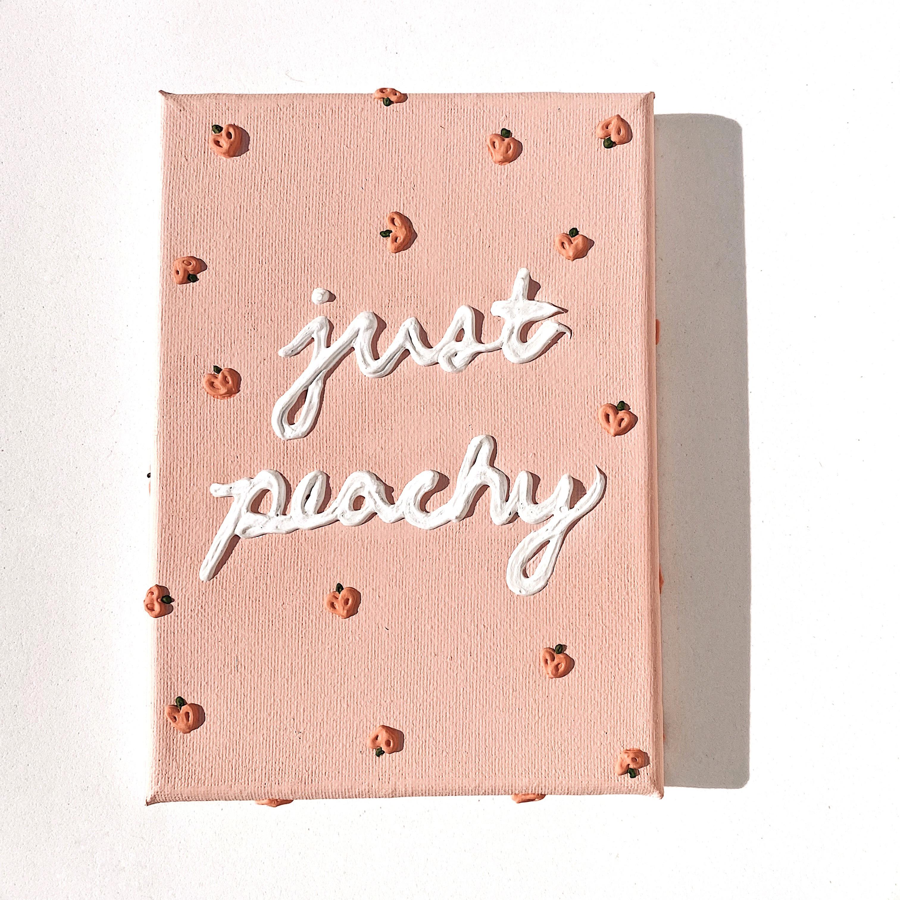 Just Peachy Me Acrylic 2021 R Art