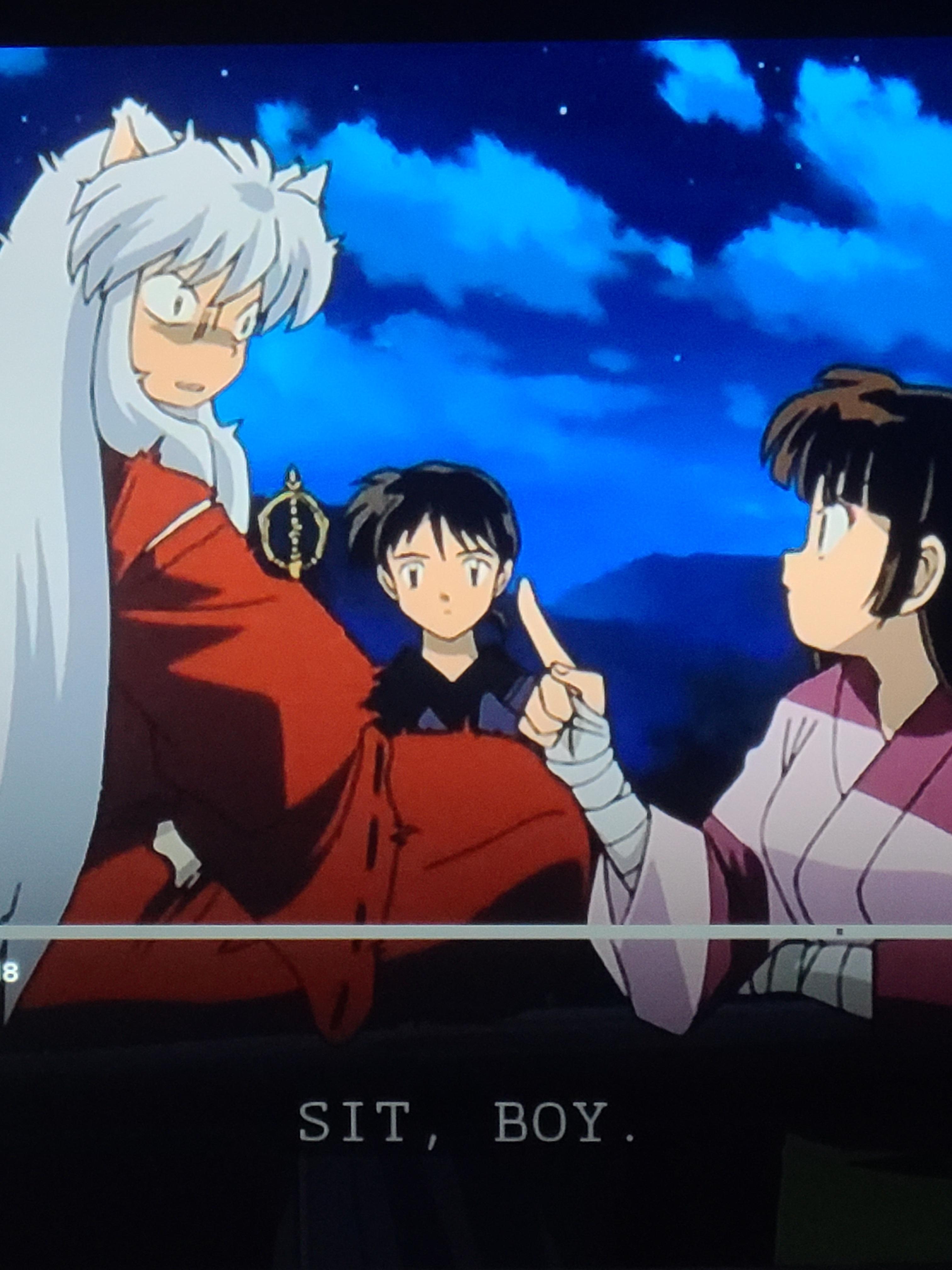 The inuyasha wiki has 222 related images i was really scared. Even Though The Command Doesn T Work For Sango Inuyasha Was Triggereddd Inuyasha