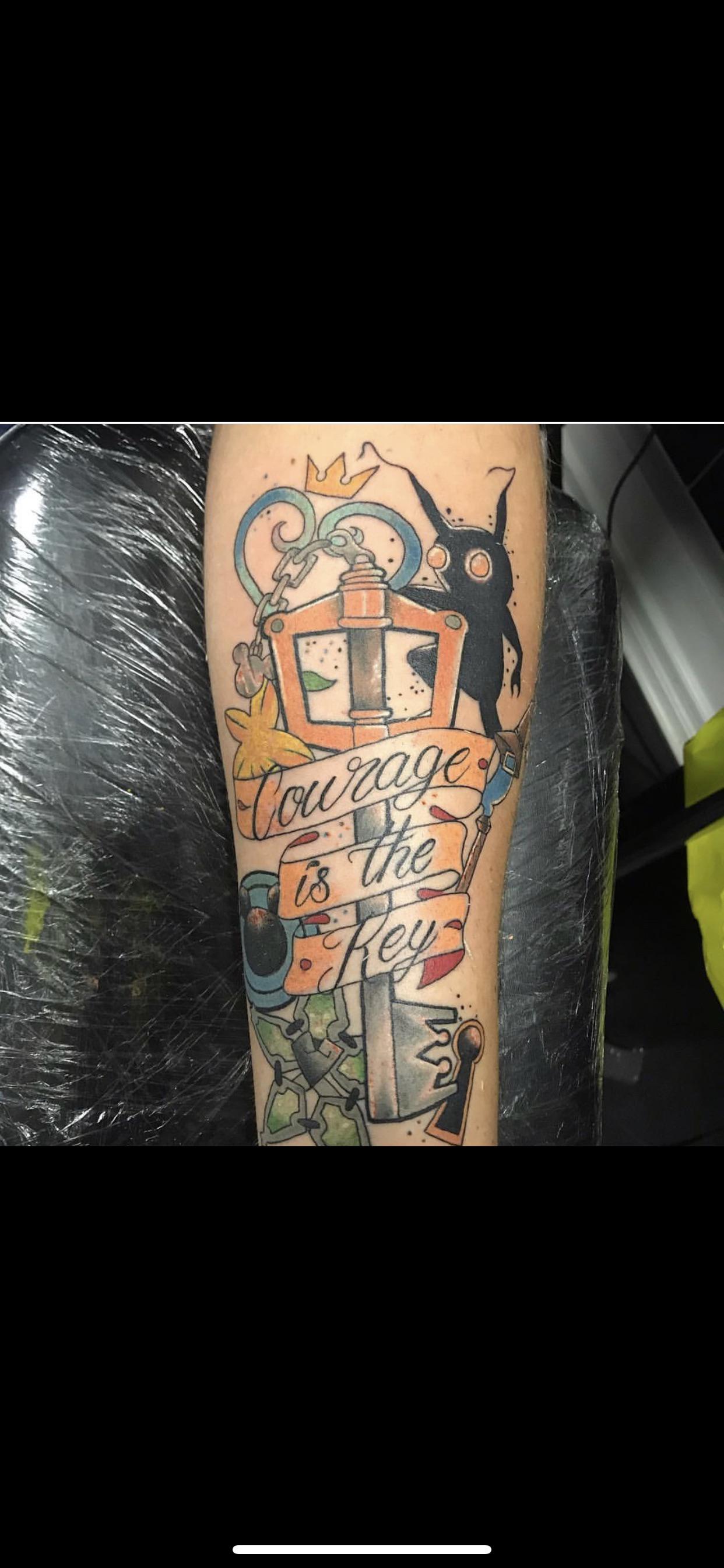 Kingdom Hearts Tattoo I Got Last Year Gamingtattoos