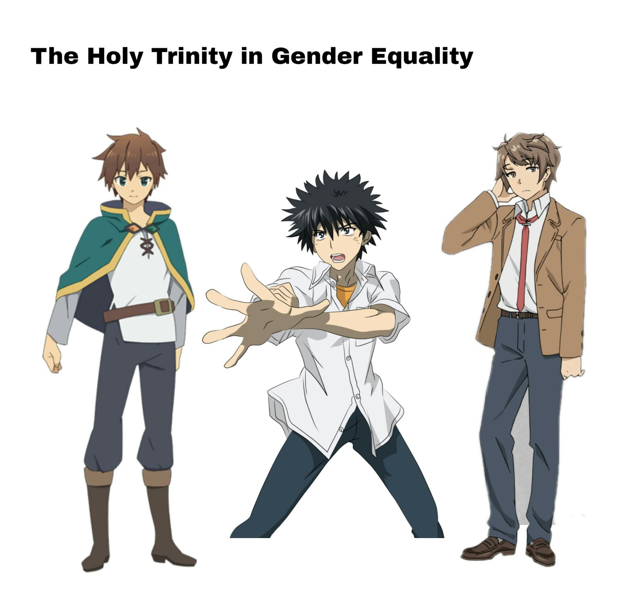 I'll rank them according to various aspects of writing, like story, character development,&nbsp;. They Re Also Known As The Big Three R Animemes