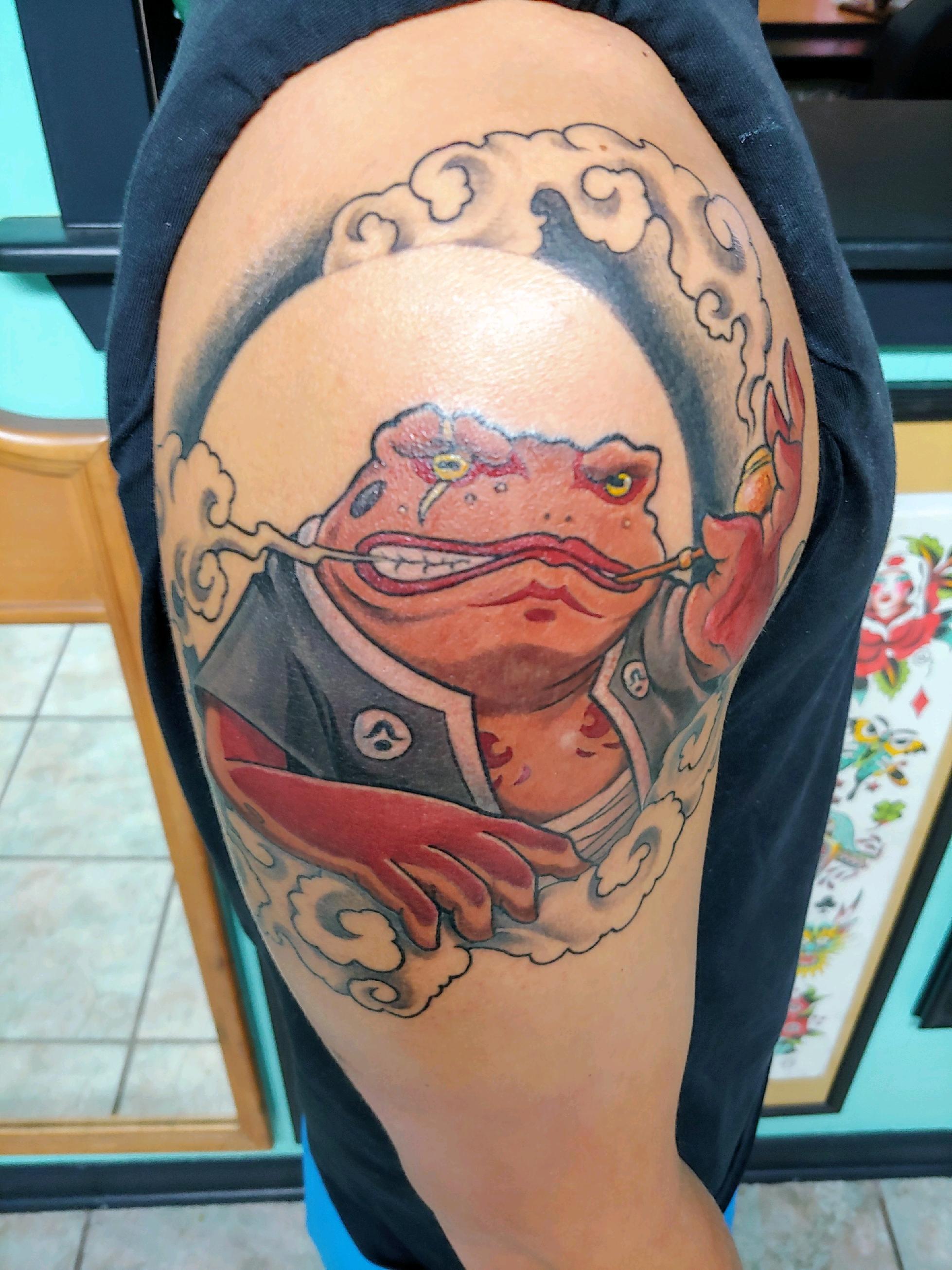 Finished My Gamabunta Tattoo Today! : R/Naruto 2611_x_1958_jpg