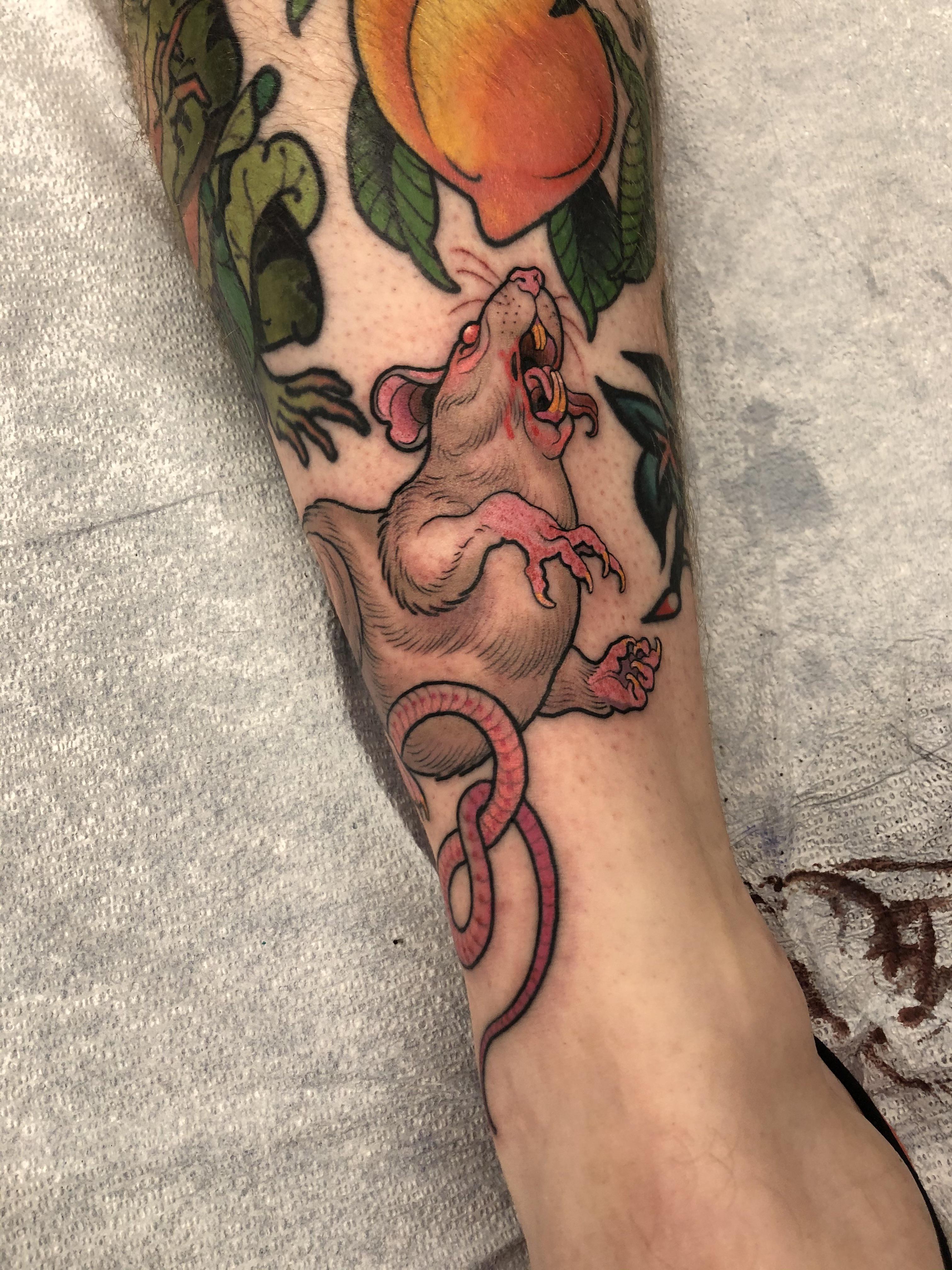 Year Of The (Dead) Rat 2020 By Chad Lenjer At Black Metal Tattoo In Strongsville, Oh : R/Tattoos 4032_x_3024_jpg