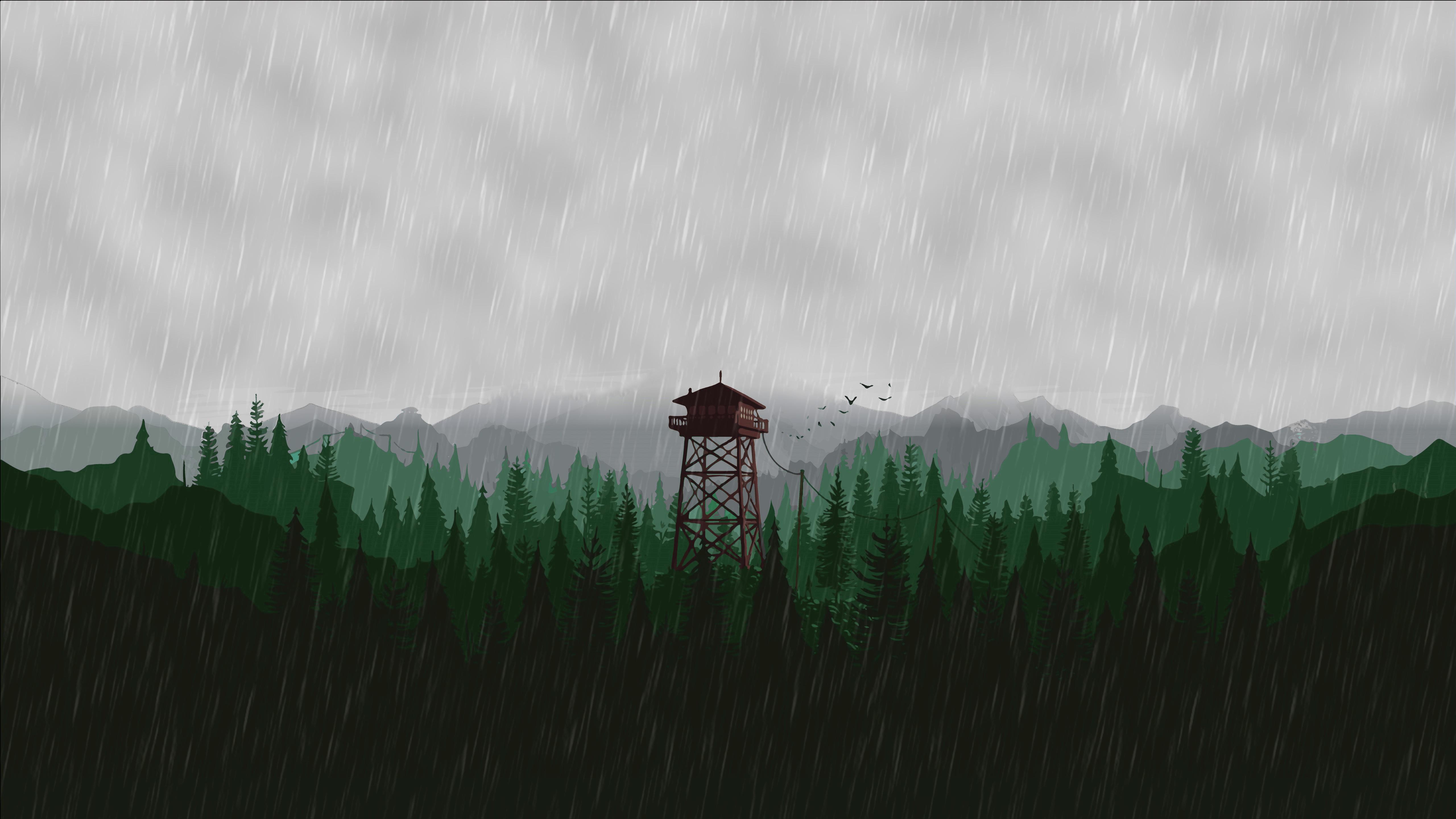 Buzzfeed staff we hope you love the products we recommend! Firewatch Rainy Day 5120x2880 R Wallpapers