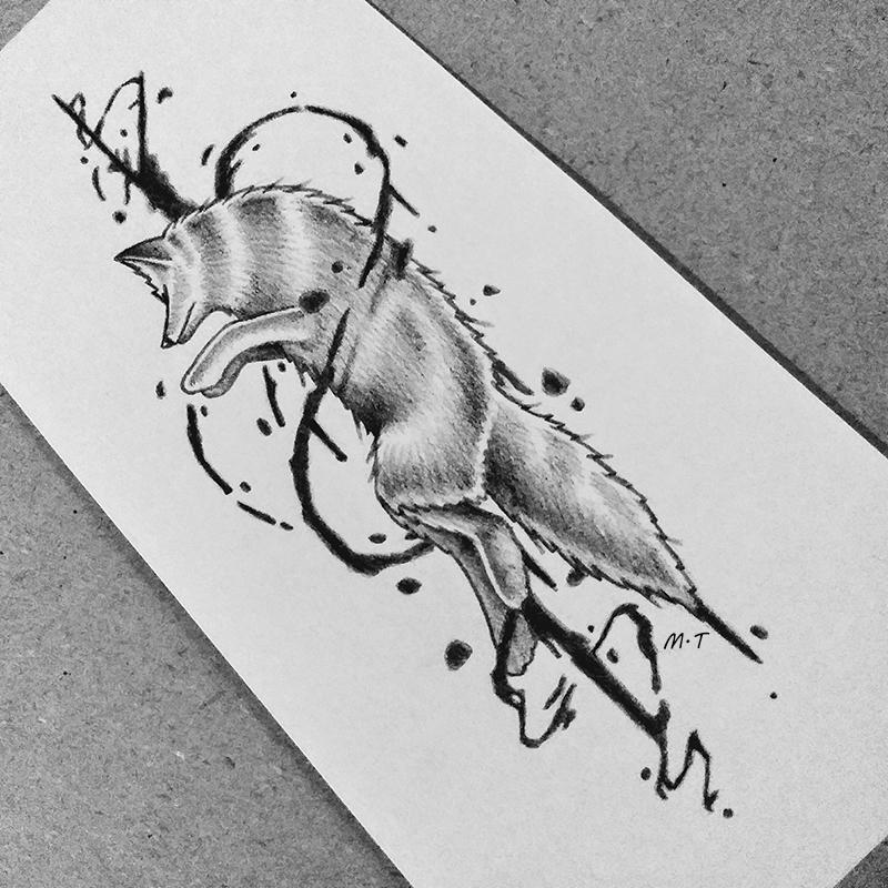 Jumping Fox Tattoo Design : R/Electricbrainstem 800_x_800_jpg