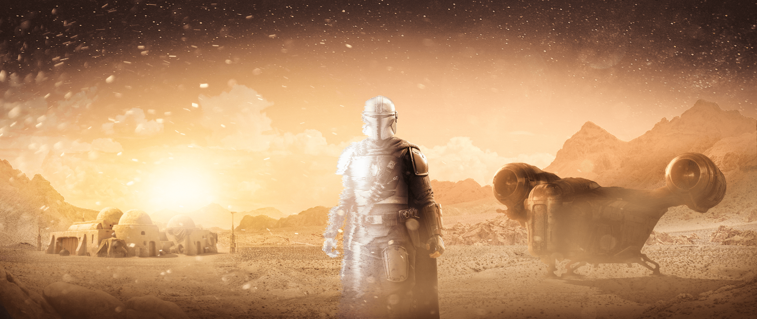 Protect baby yoda at all costs! Mandalorian 21 9 Wallpaper I Made For Myself Some Of You May Enjoy It So Here It Is R Ultrawidemasterrace