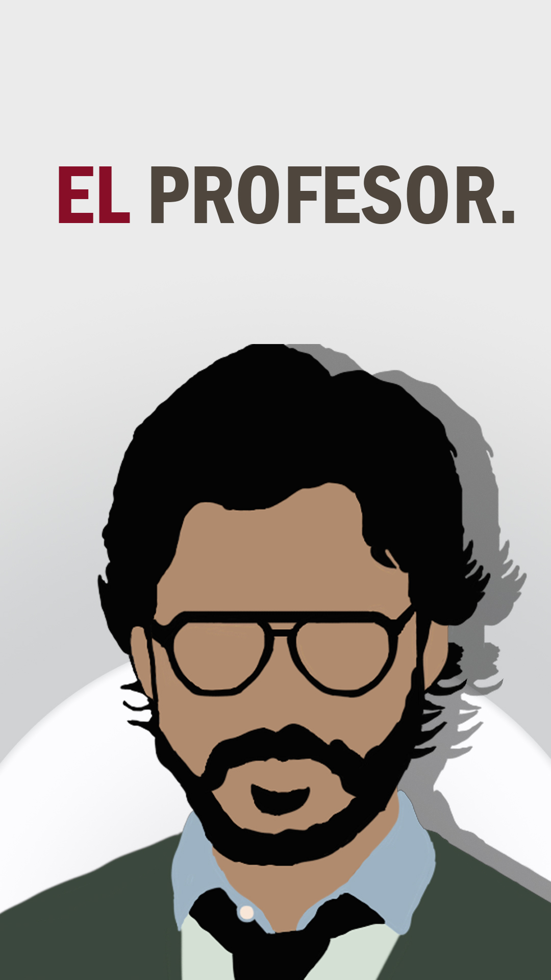 I Made A Vector Art For Professor From La Casa De Papel R Lacasadepapel