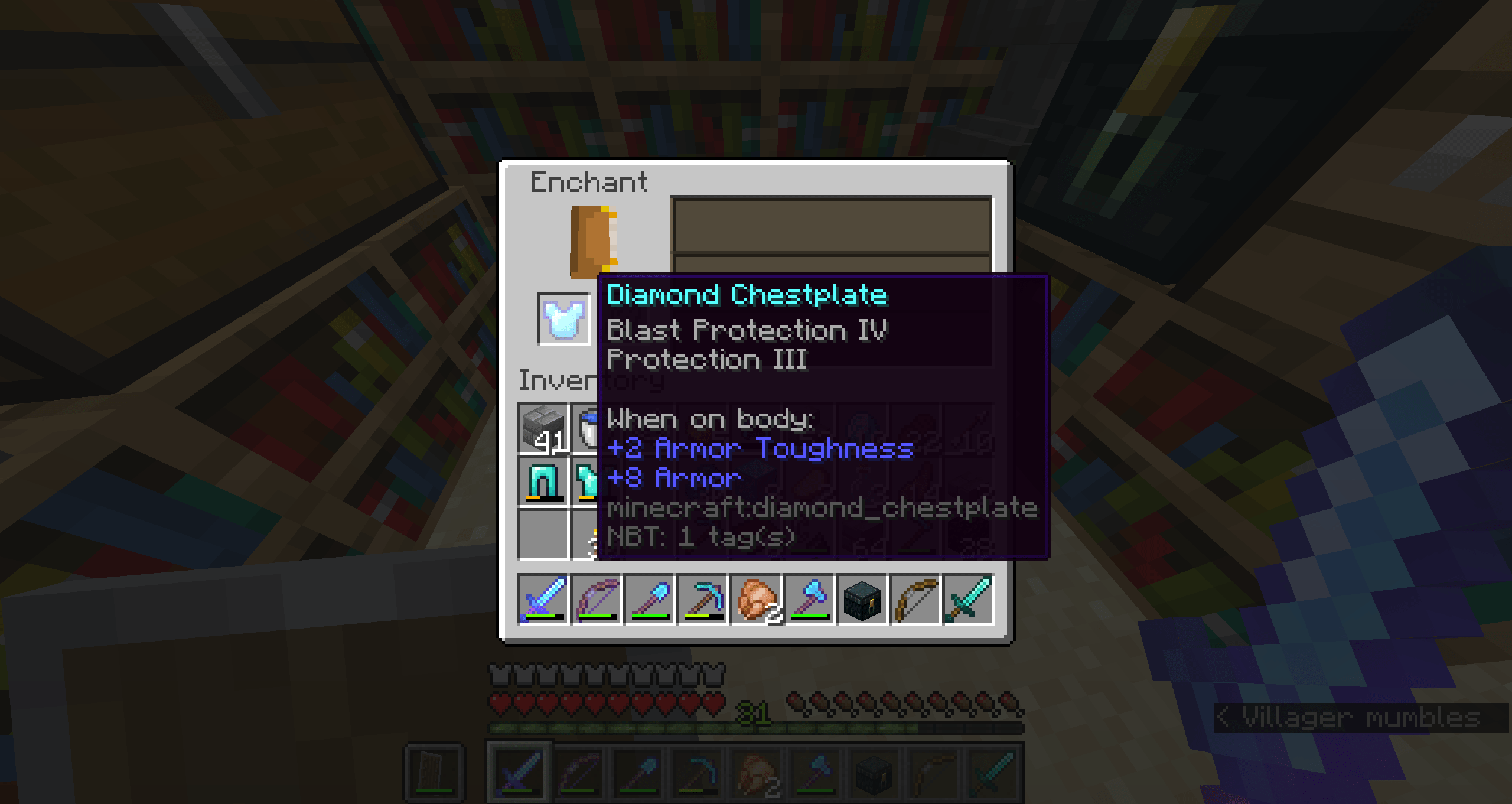 Minecraft Enchantments Chestplate - Rumaisa Peck