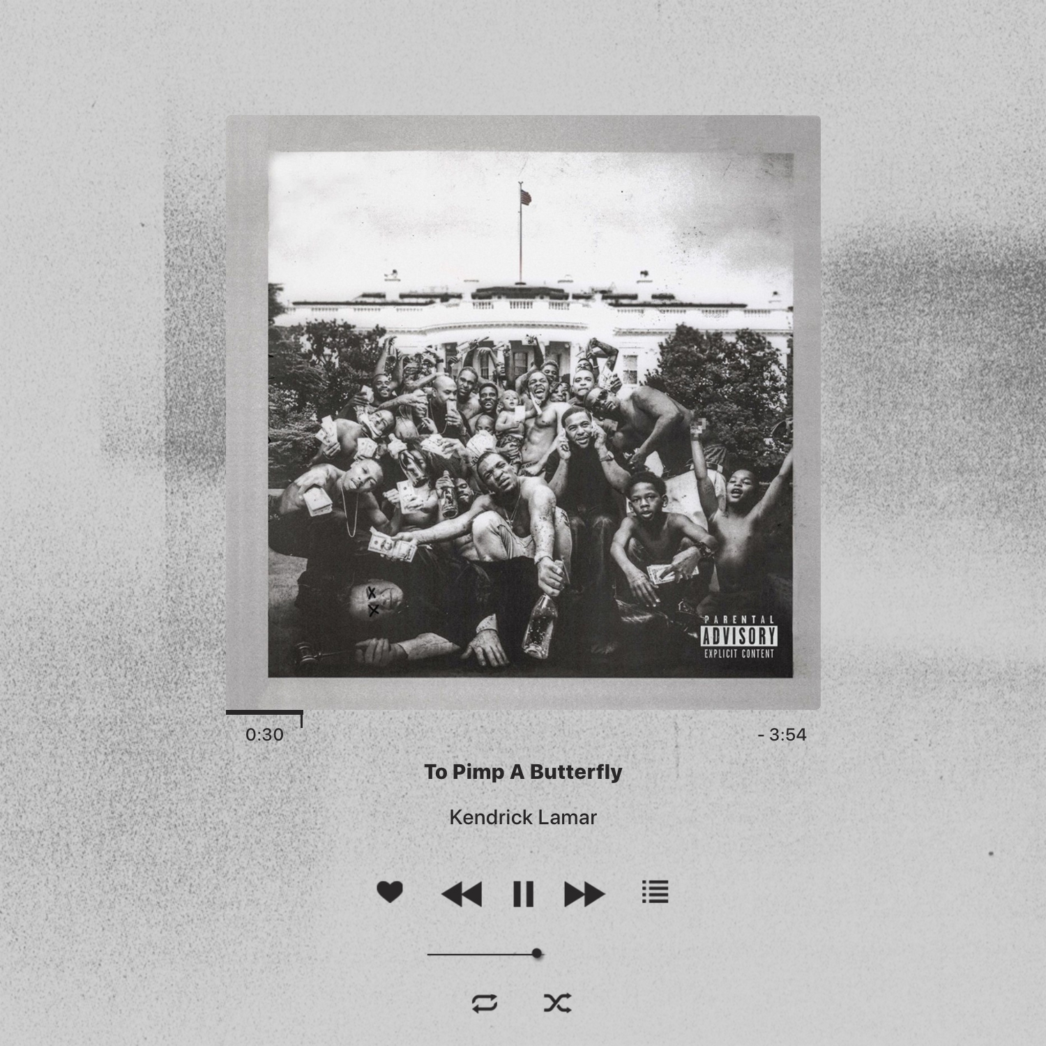 I live my daydreams in music. I Made An Aesthetic Music Player Design For To Pimp A Butterfly Kendricklamar