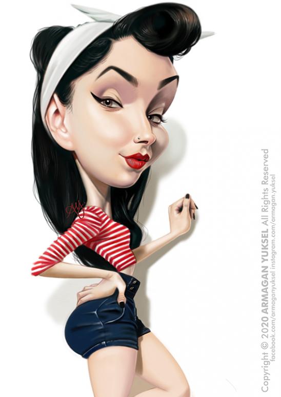 Adele Cartoon Drawing / How To Draw Adele Celebrities /