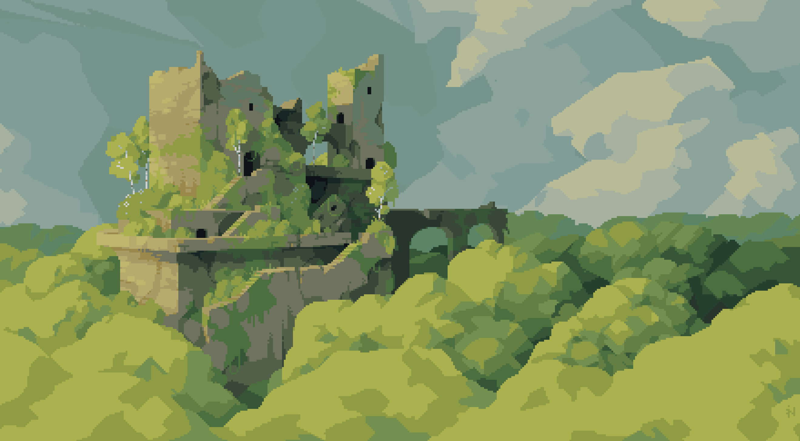 Overgrown Ruins R Wallpapers