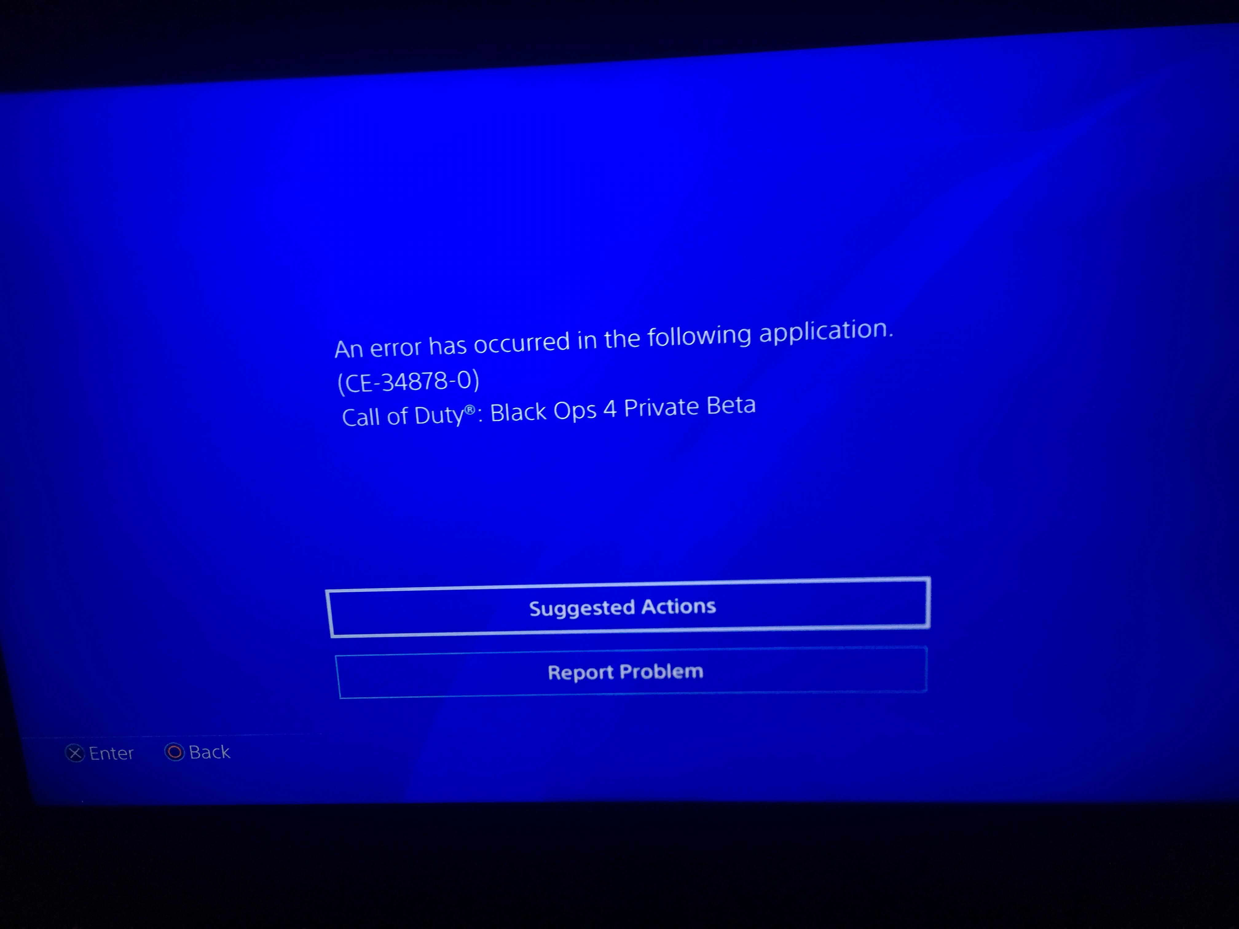 You will require to restart the game. The Main Aspects of PS4 Error Code CE-34878-0 - PS4