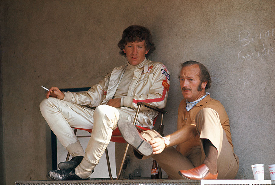 September 5, 1970 (age 28) . Jochen Rindt And Colin Chapman At The 1970 Italian Grand Prix Where He Fatally Crashed During Practice He Still Won The World Championship That Same Year Formula1