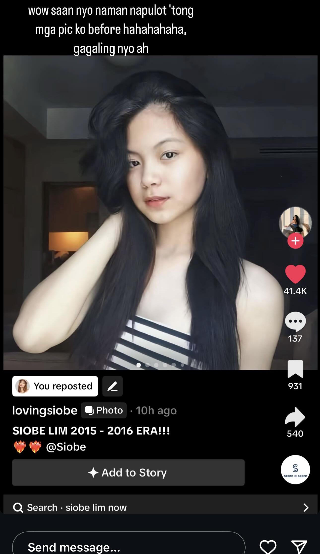 Siobe Lim X shares steamy clip