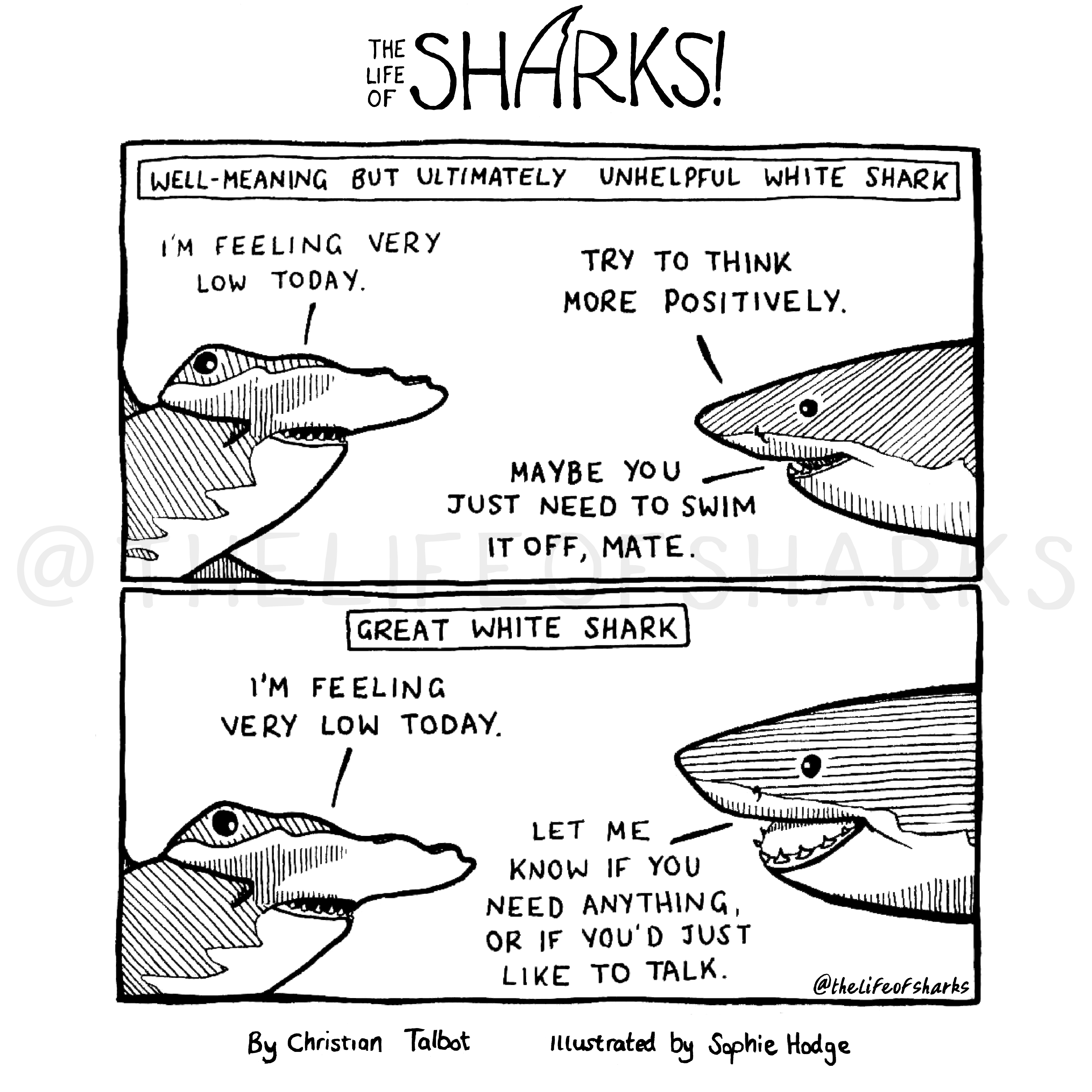 Mental Health Day Meme : Sharks World Mental Health Day Wholesomememes