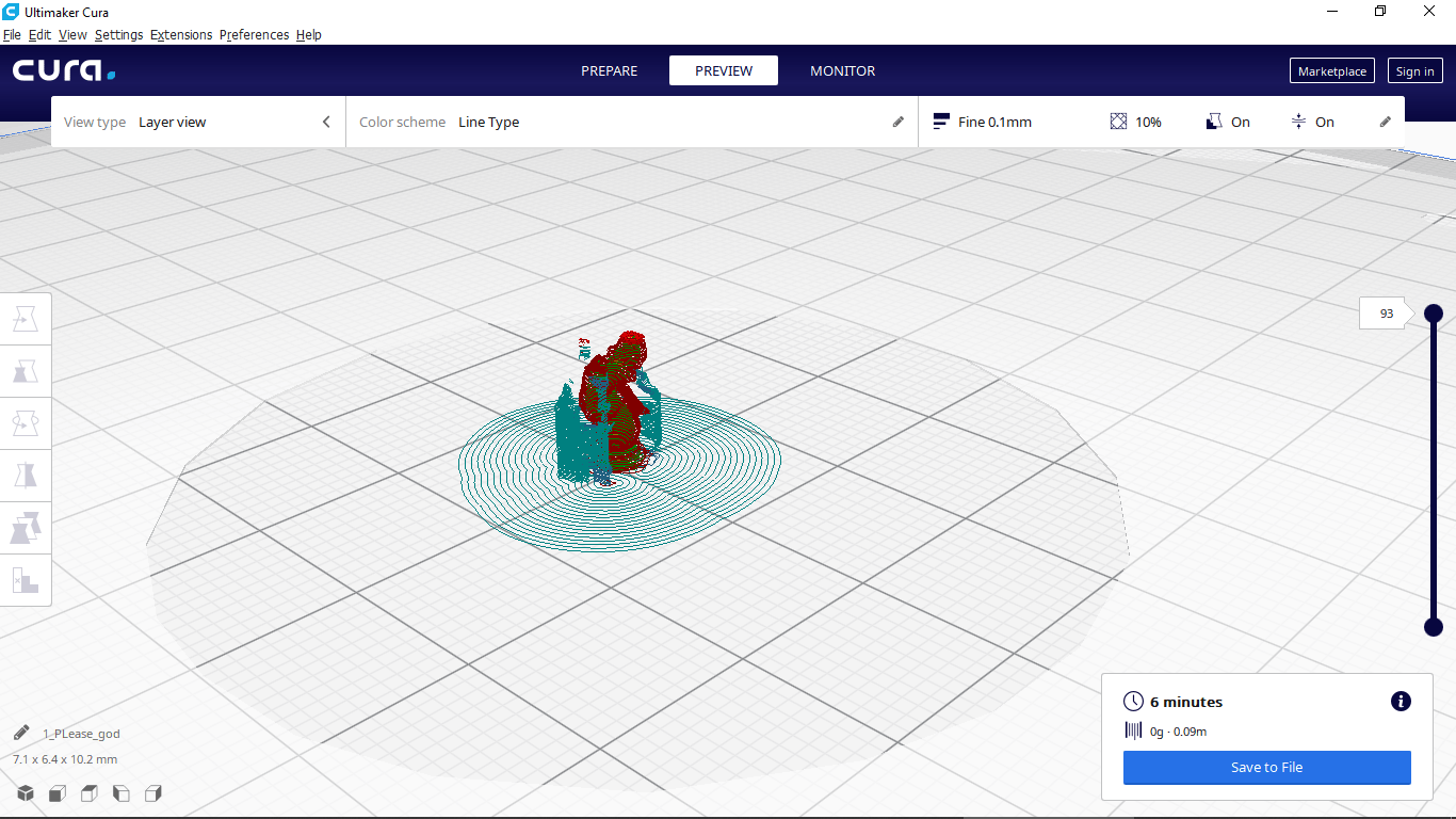 Made A 3d Scan Through 3df Zephyr Converted To Stl In Blender But In Cura Stl Won T Show File For Me To Increase The Scale 3dprinting