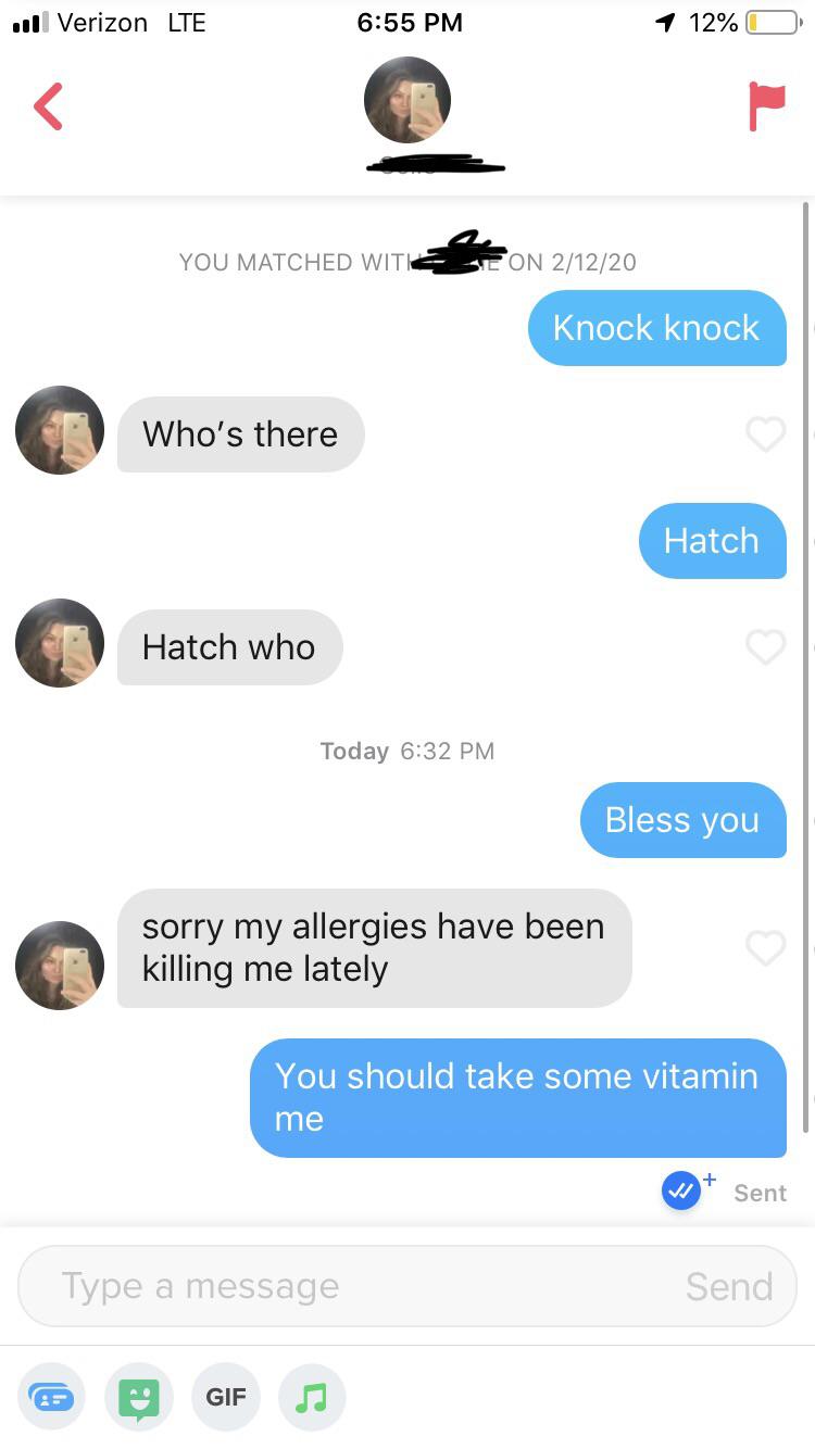 Tonight, my place, me and you. JPG Corny Knock Knock Jokes For Boyfriend